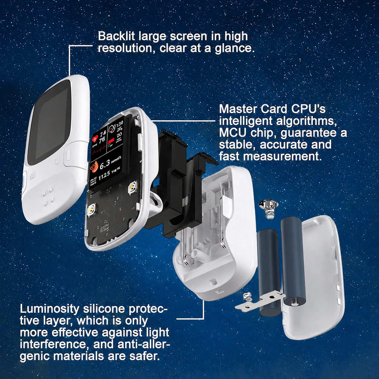 Monitor design and sensor details